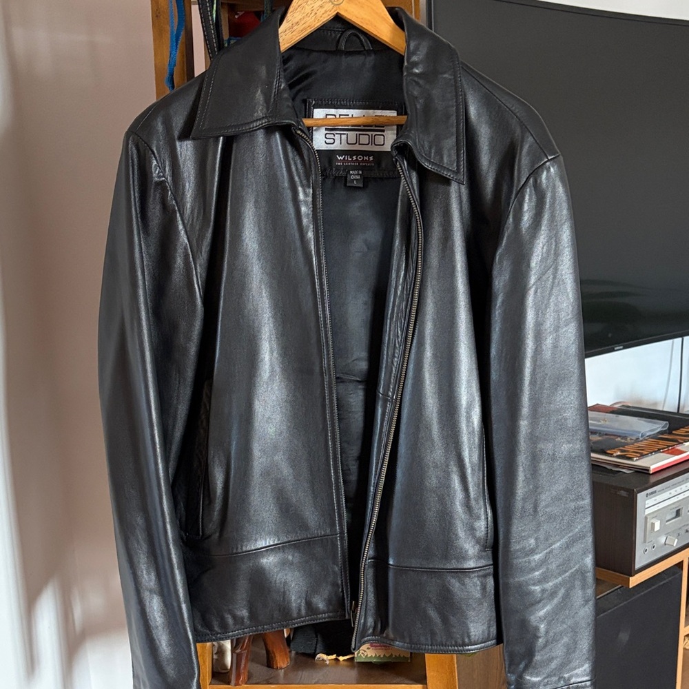 Wilsons Leather Classic Black Jacket